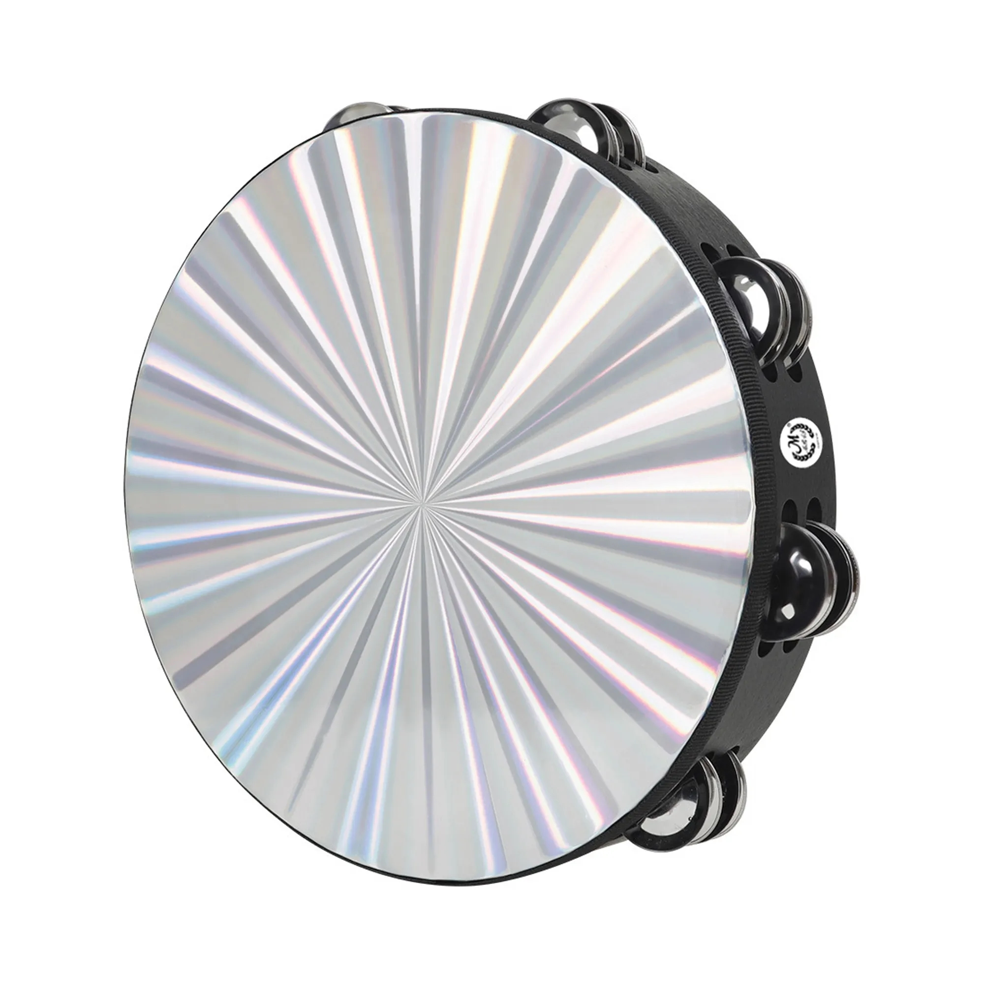 10" Laser Faced Tambourine MOQ50pcs 3
