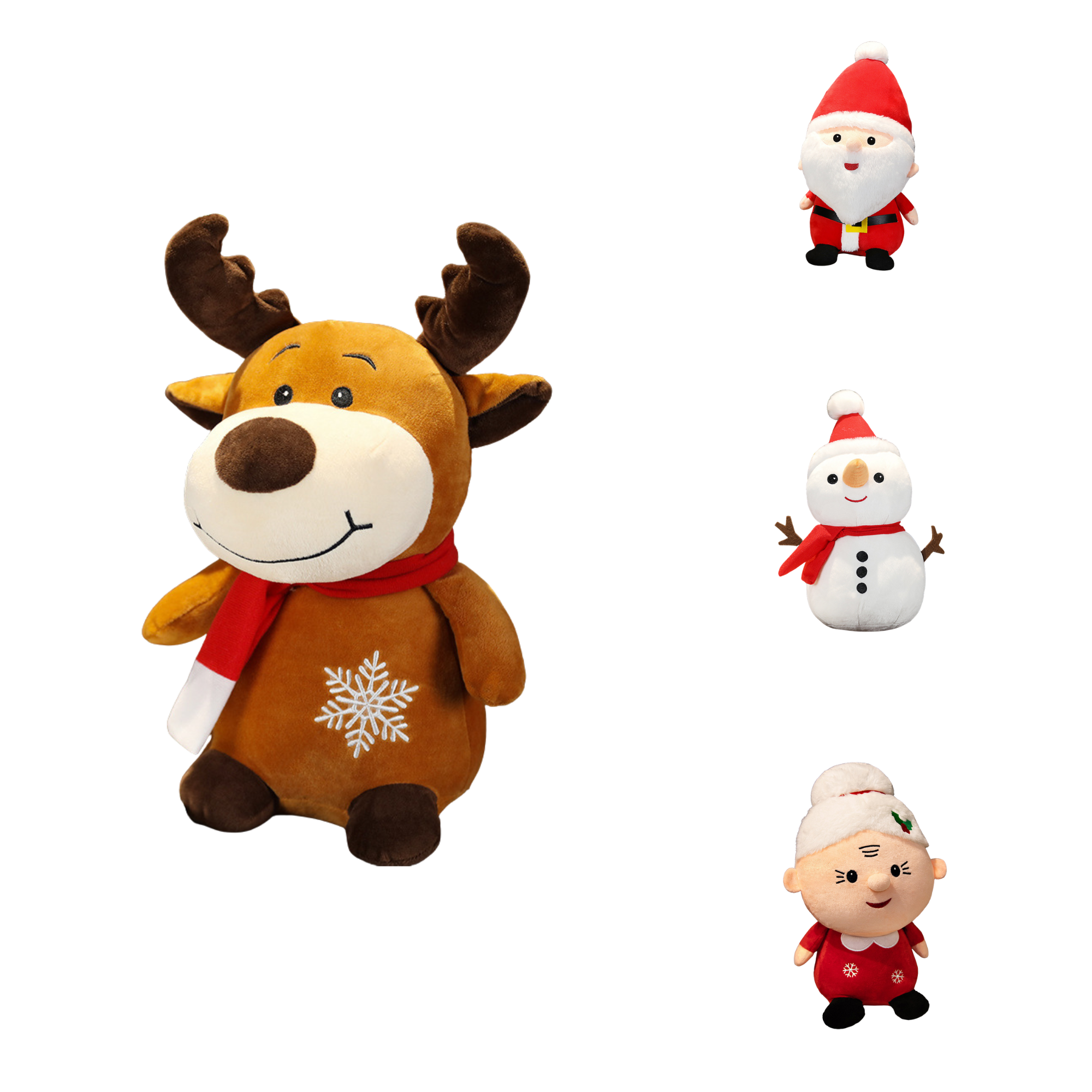 MOQ 50 Snowman Plush Toy Doll 1