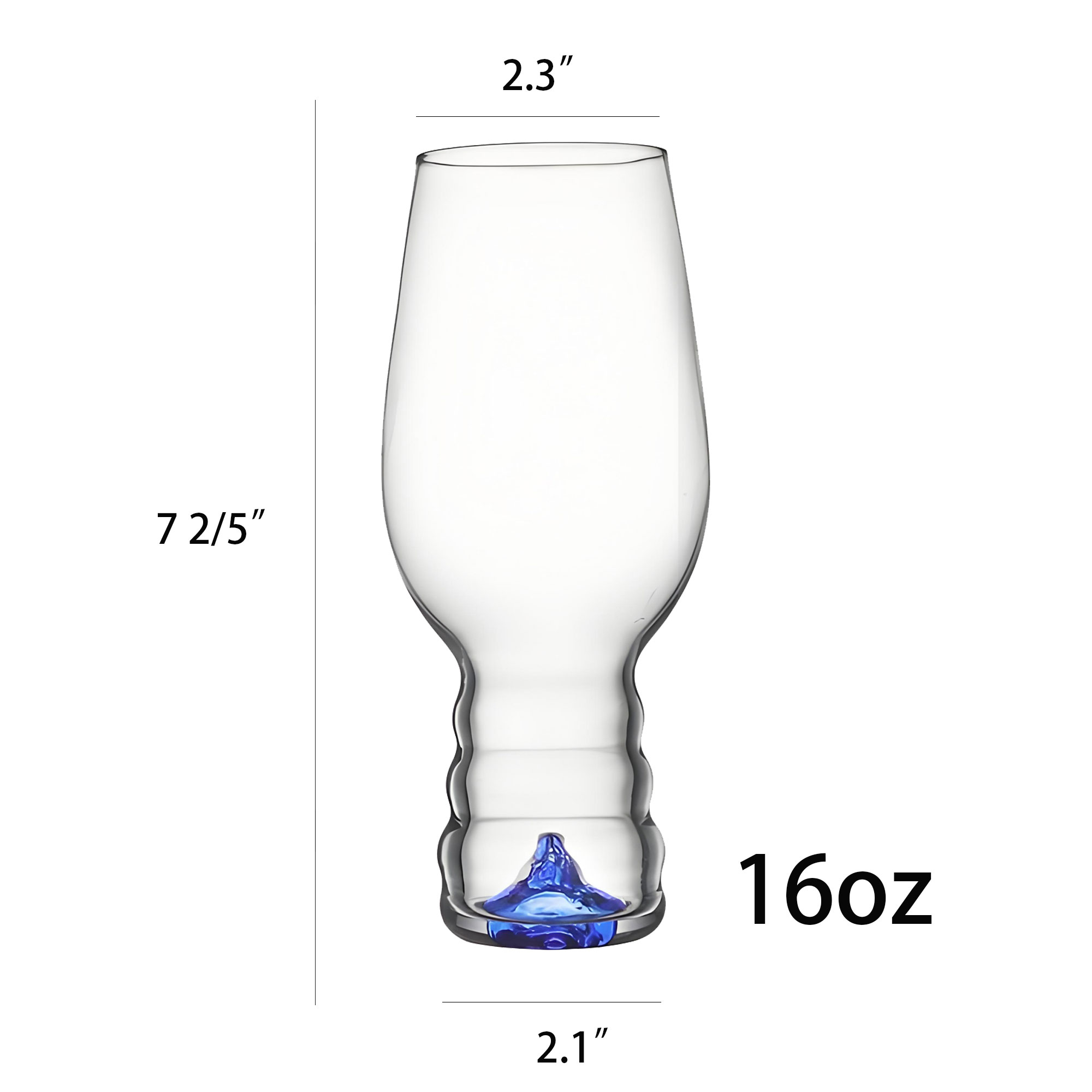 16OZ Iceberg Beer Glass 3