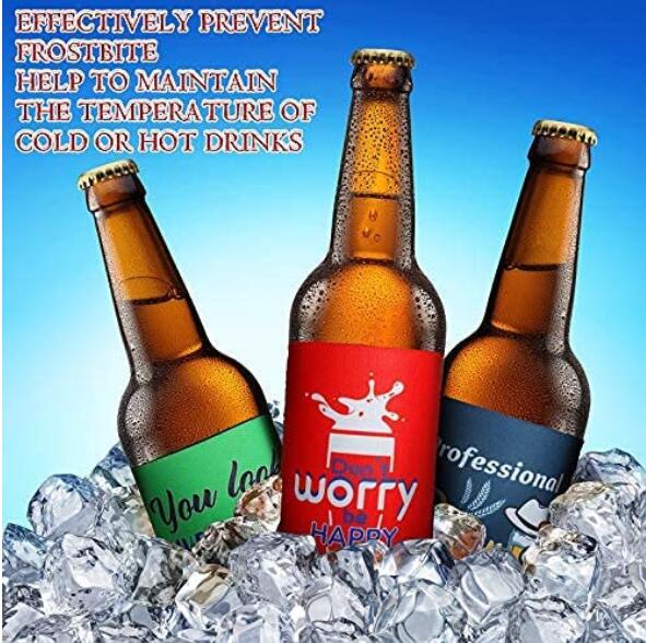 12oz 330ml Standard Beer Bottle Zipper Sleeves 6