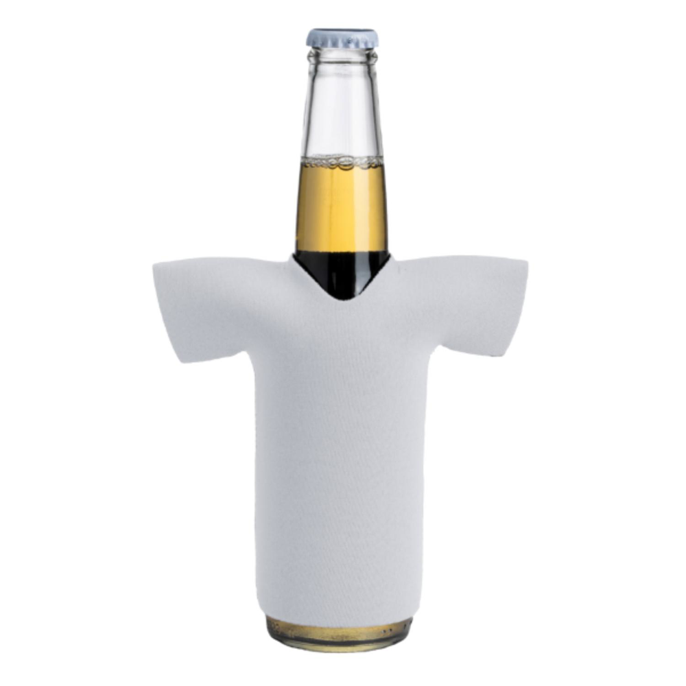 12 Oz. Neoprene V-neck T-SHIRT shape Bottle Cooler