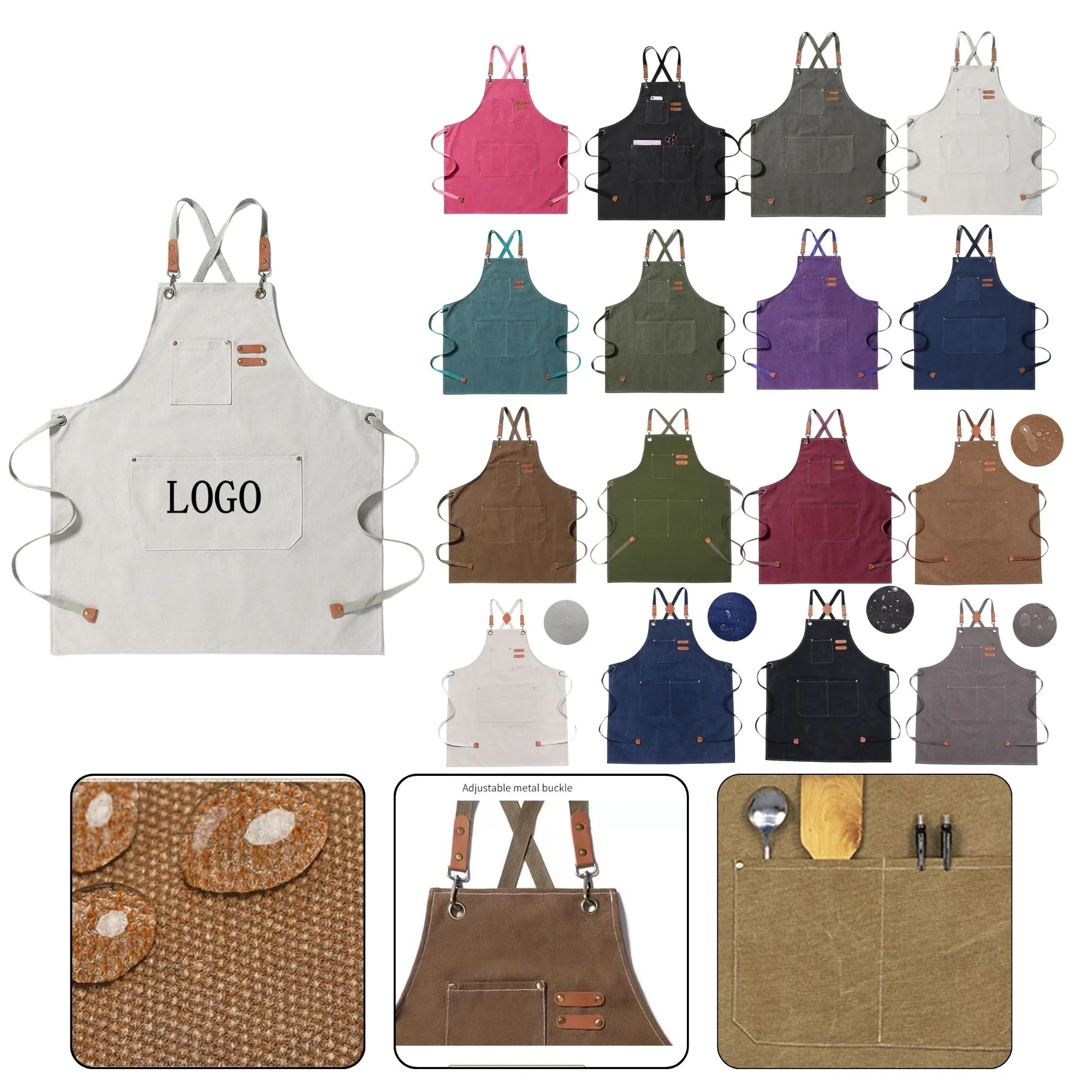 Heavy Duty Canvas Work Apron 6