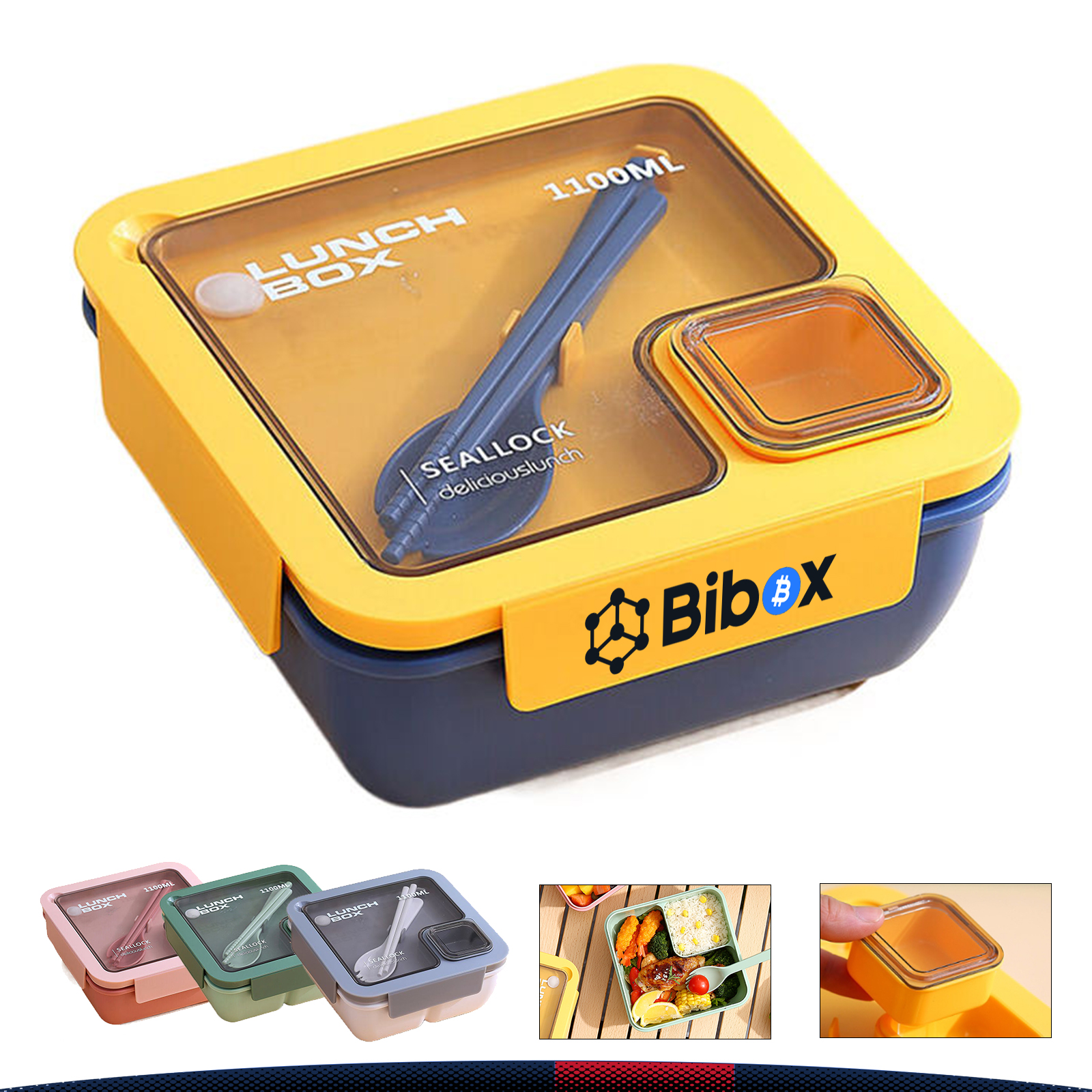 Teike Square Lunch Box 1