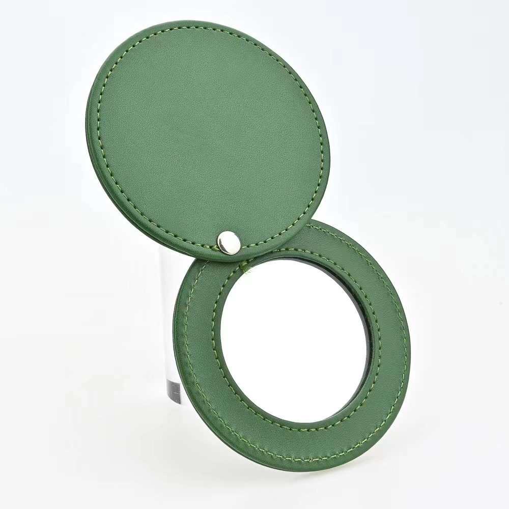 Miss Swipe Round PU Leather Compact Mirror 7