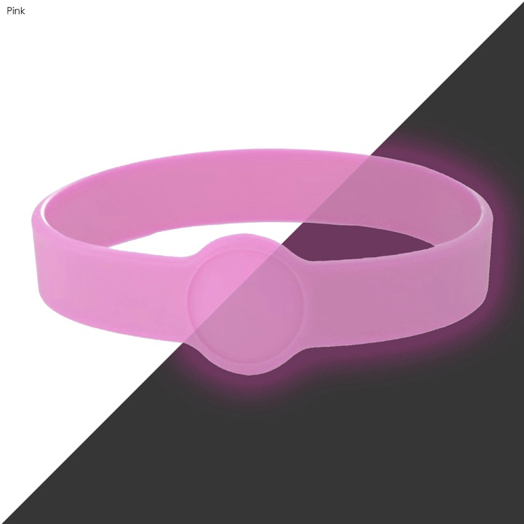 Neon Glow Silicone Wrist Band Custom Design 13