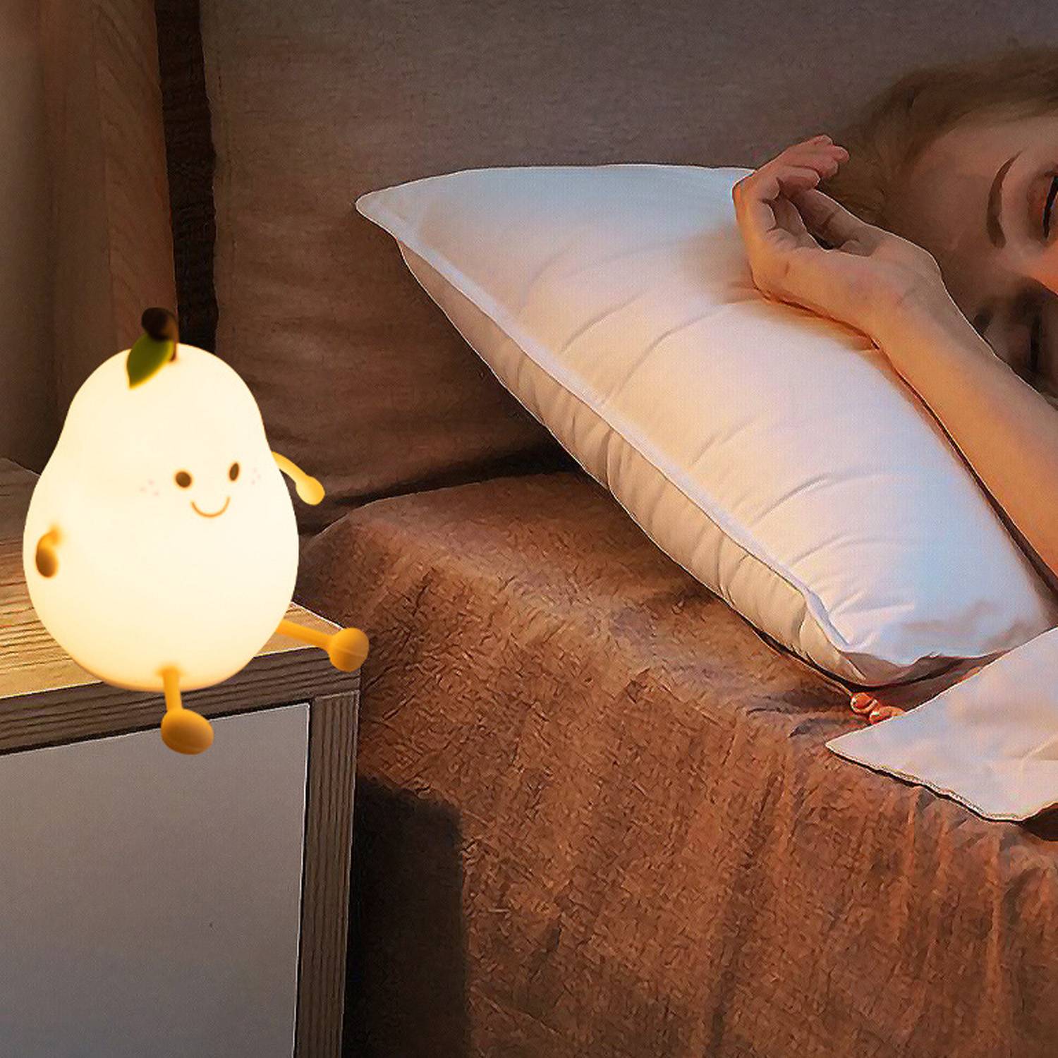 Tap-Control Kids Household Silicone Night Light 8