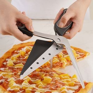 2 In 1 Pizza Scissors Cutter And Spatula With Ergonomic Handle And Detachable Design 3