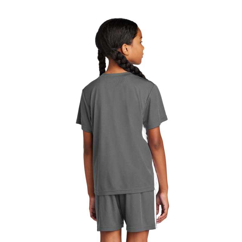 Sport-Tek Youth Competitor United V-Neck 55