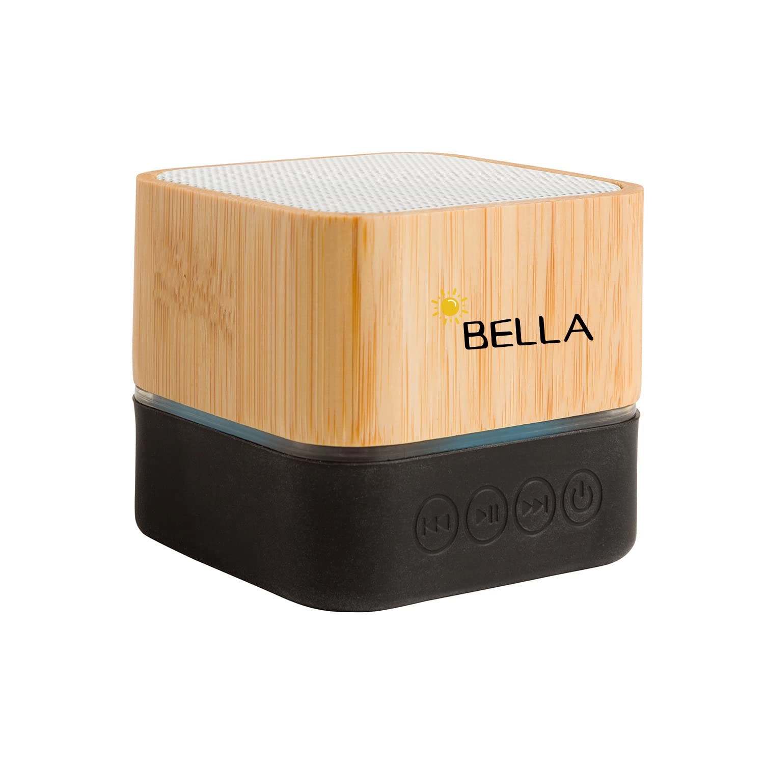Bamboo Square Mini Portable Speaker 1