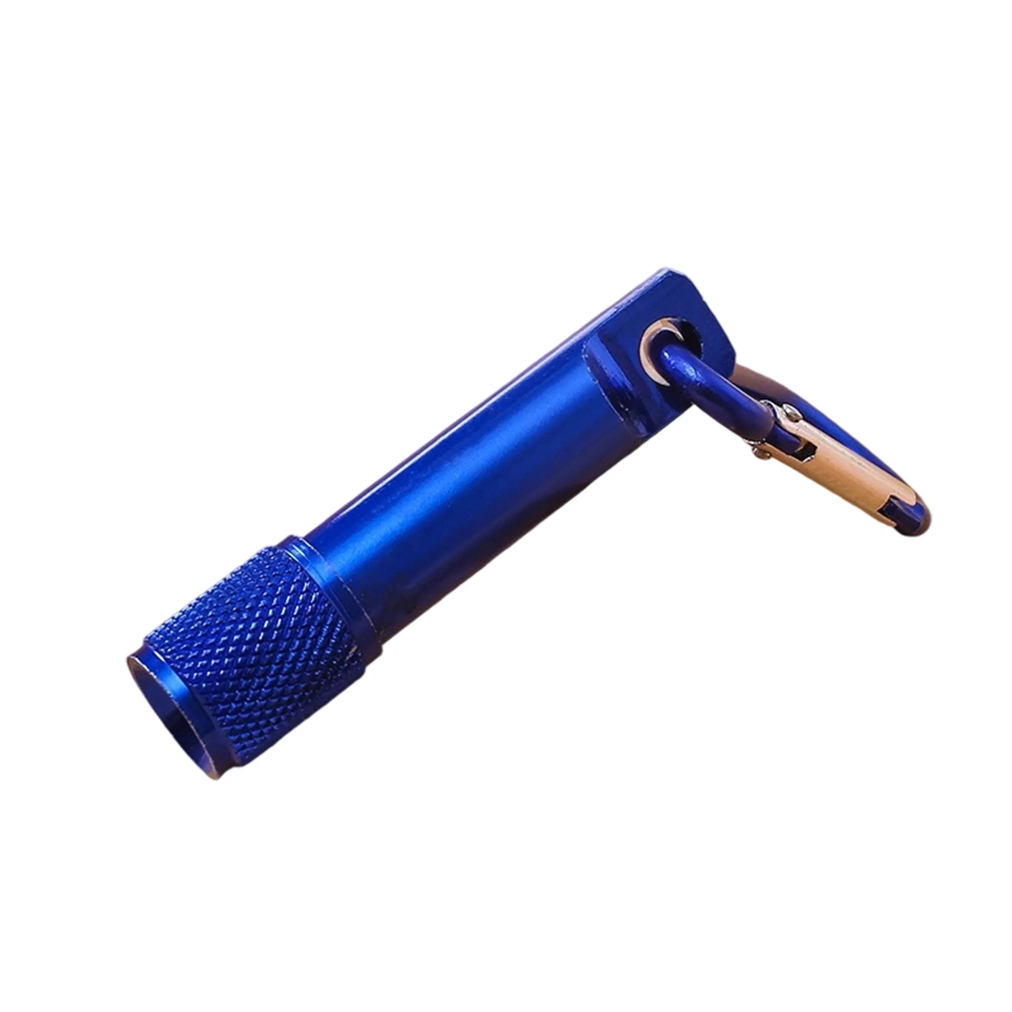 Aluminum Alloy Mini Flashlight with Carabiner Hook 5