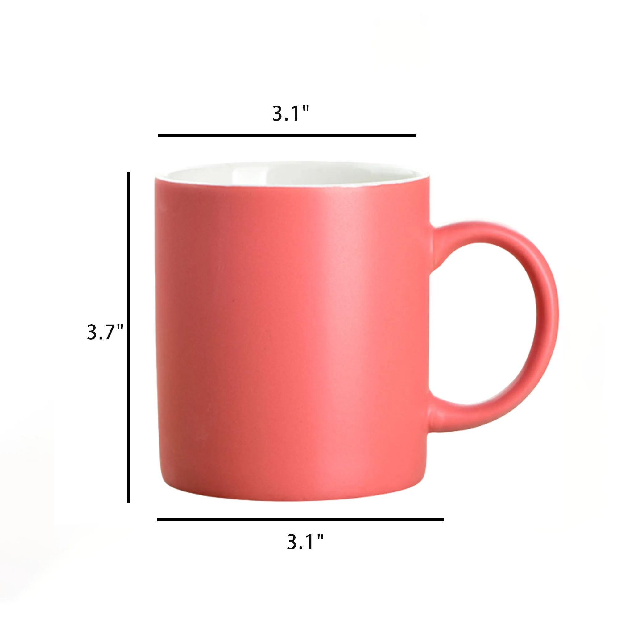 11 Oz Matte Ceramic Coffee Mug 5