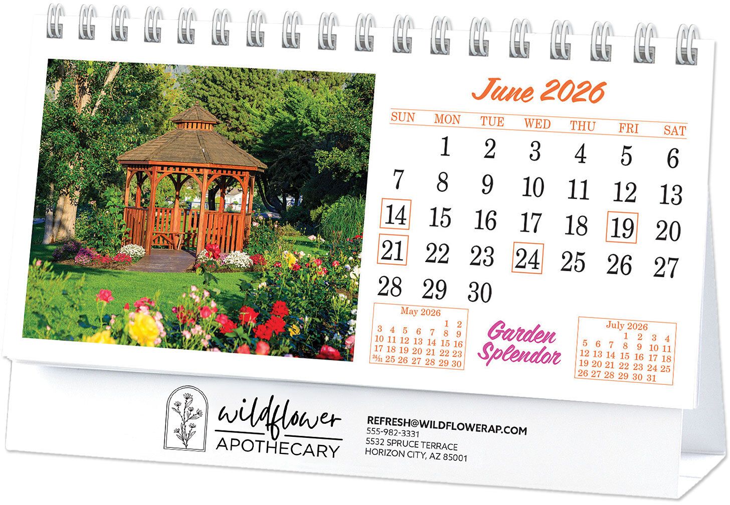 GARDEN DESK CALENDAR 17