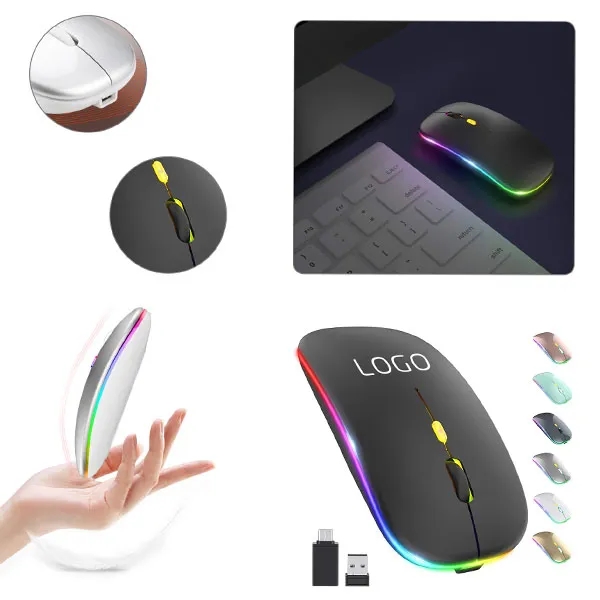Wireless Optical Mouse With LED Light 2