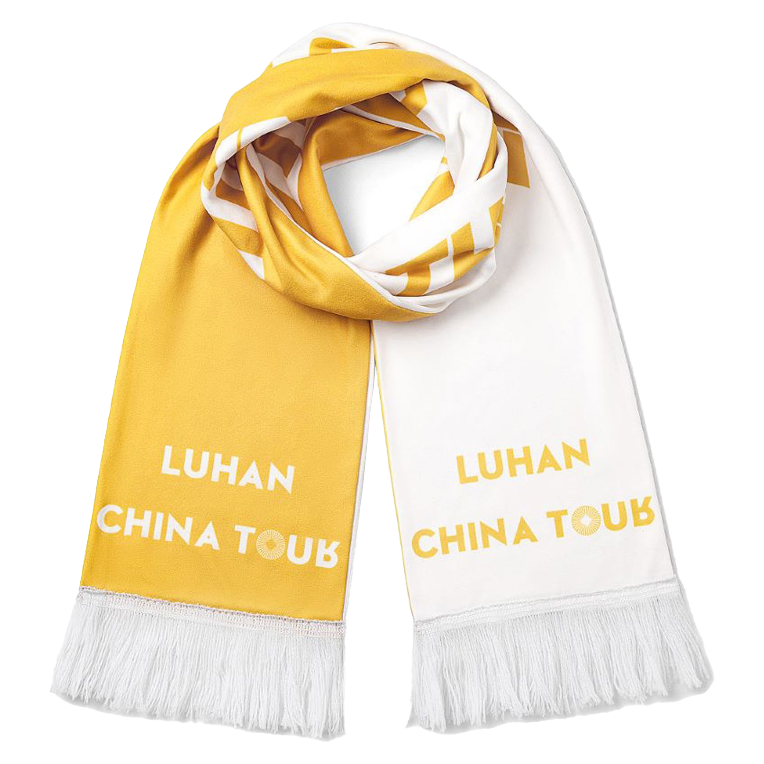 Velvet Winter Sublimation Printing Scarf w/ Tassel 2