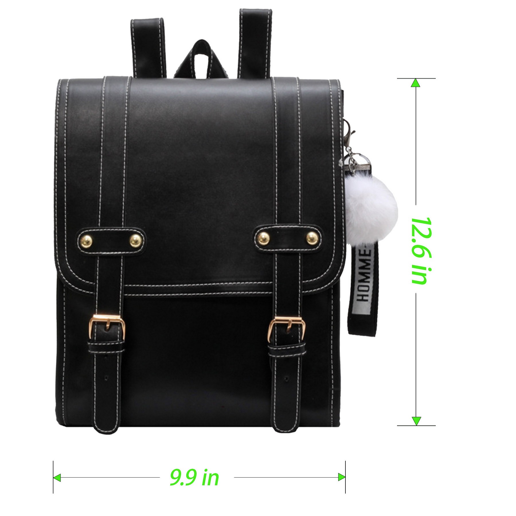 Women PU Leather Backpack 2