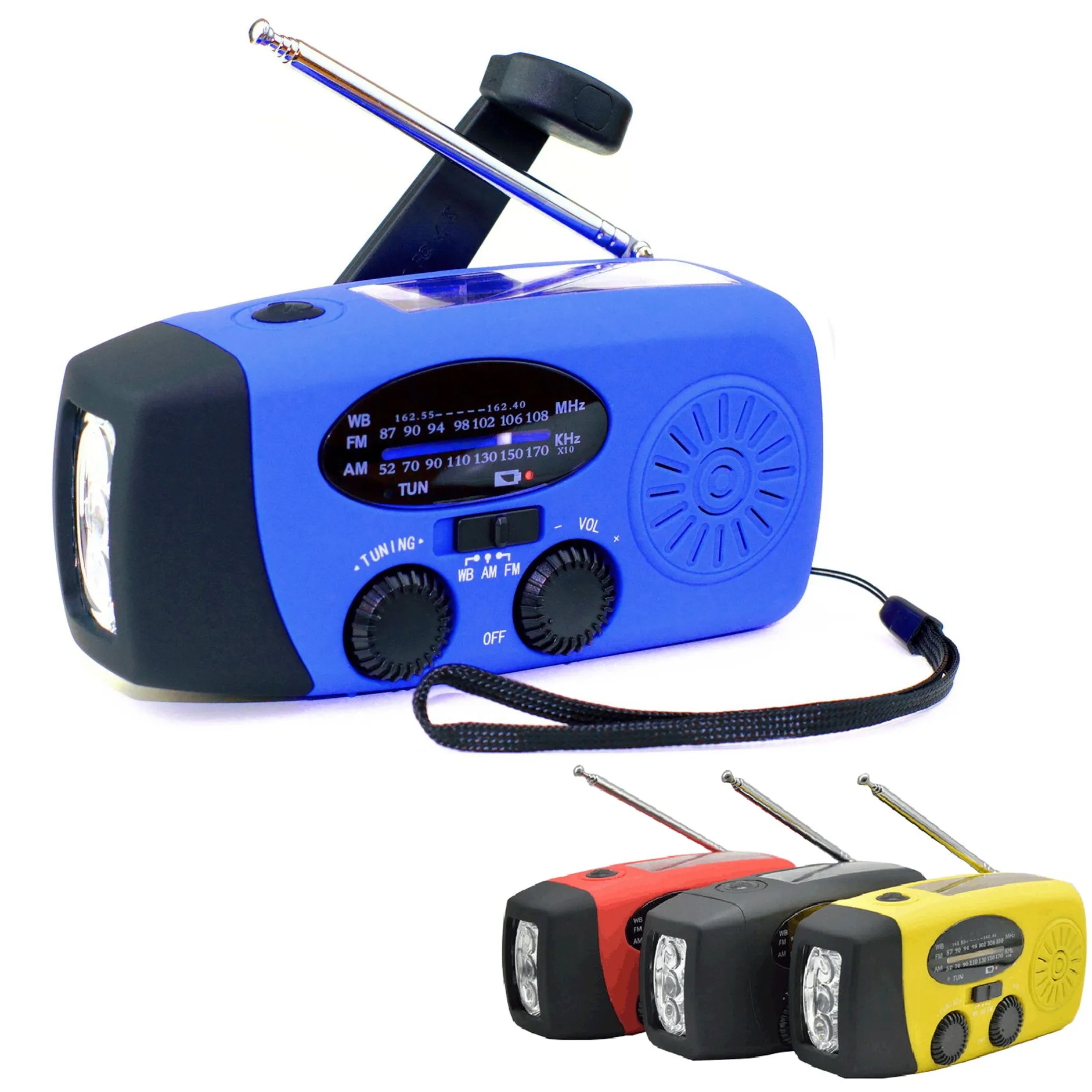 Emergency Hand Crank Self Powered Weather Radio