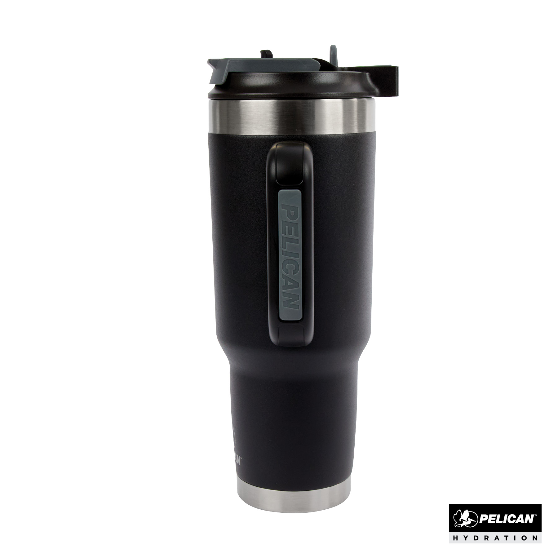 Pelican Porter™ Dual 40 oz. Dual Lid, Recycled Double Wall Stainless Steel Travel Tumbler 53