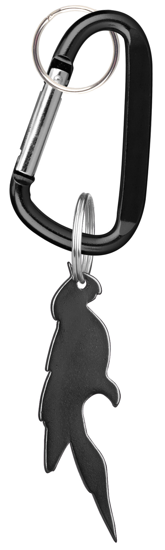 Parrot Shaped Bottle Opener Key Holder and Carabiner 1