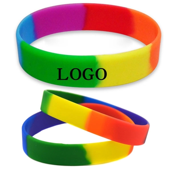 Multi-Color Silicone Bracelet 1