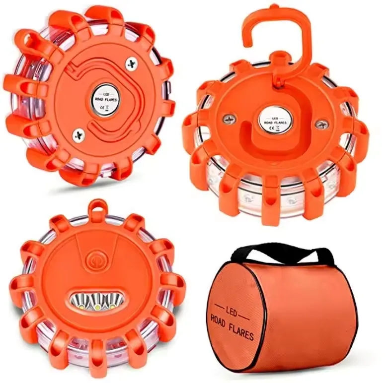 Magnetic LED Road Flares Safety 5