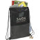 Ash Zippered Recycled Drawstring Bag 19