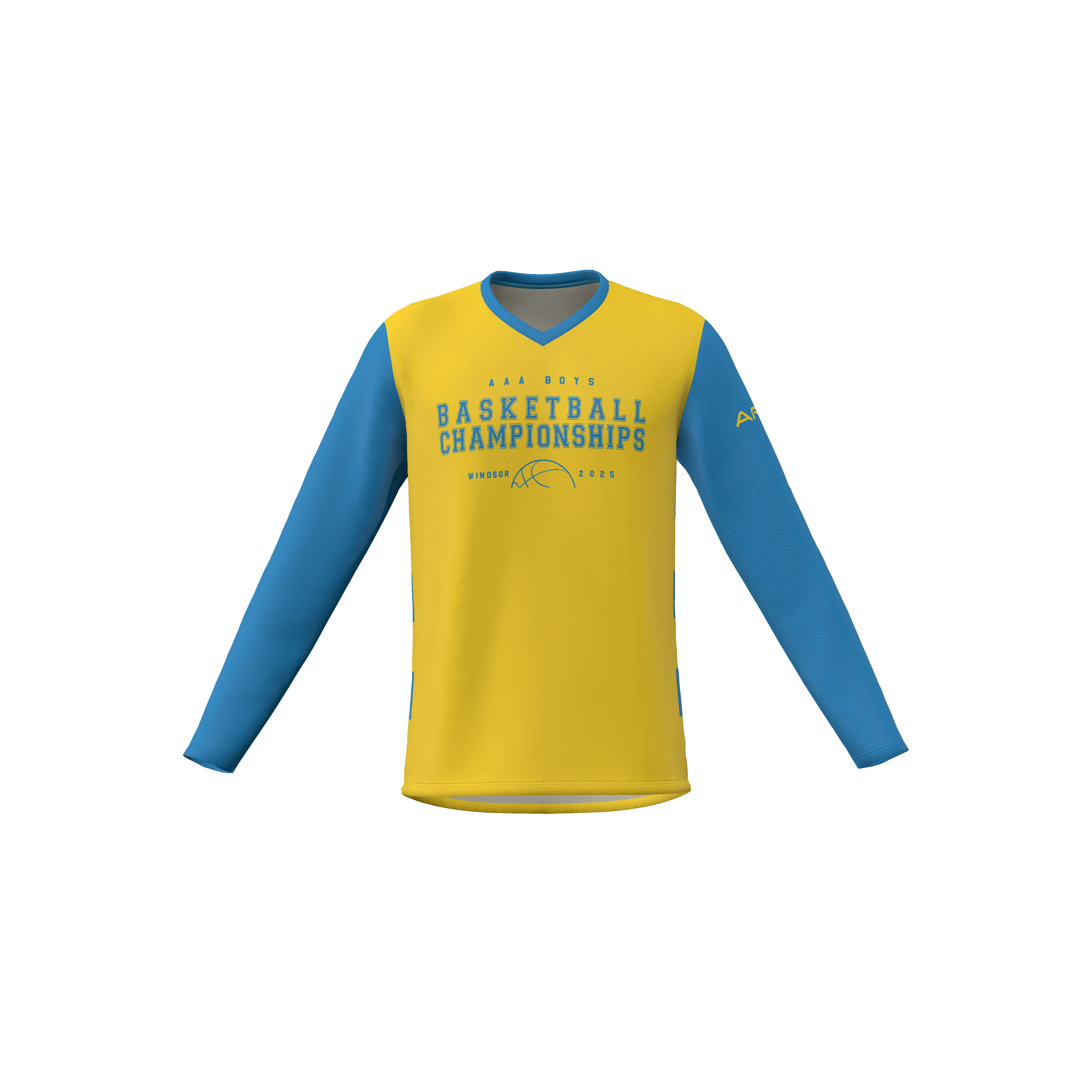 Men's Blitz Long Sleeve V-Neck T-Shirt - Dynapin 2