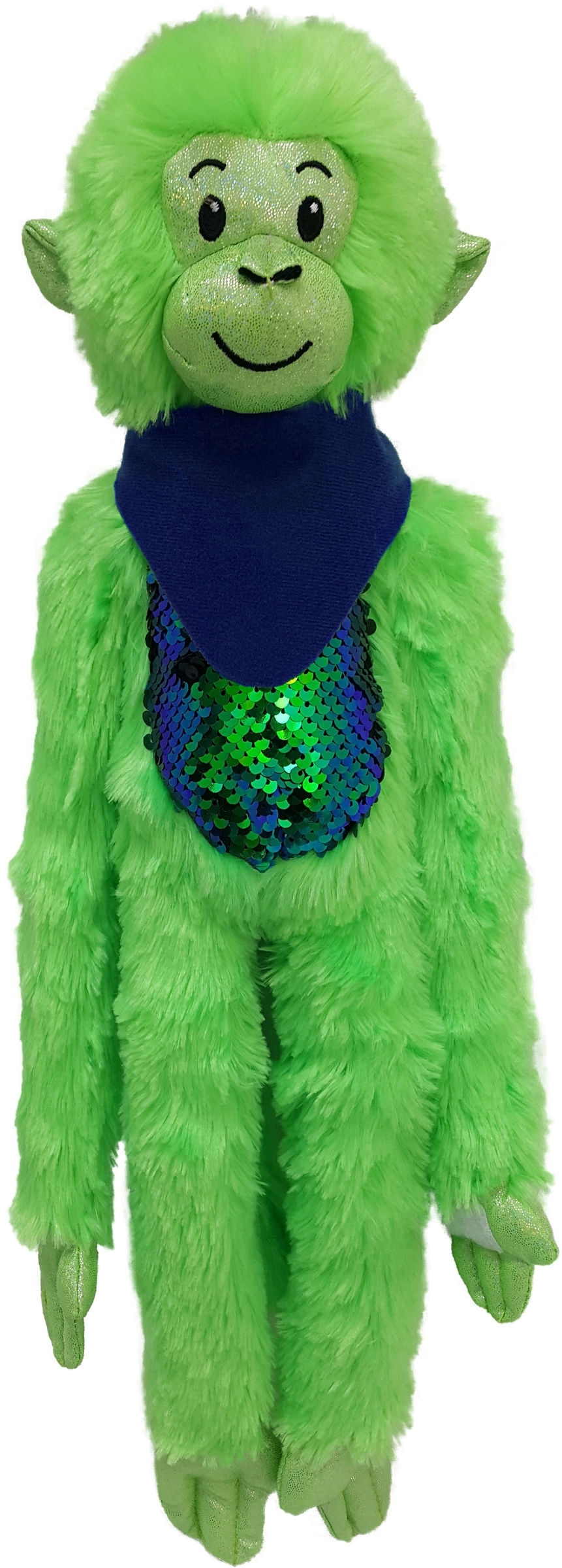 21" Green Spider Monkey with Sequins 12