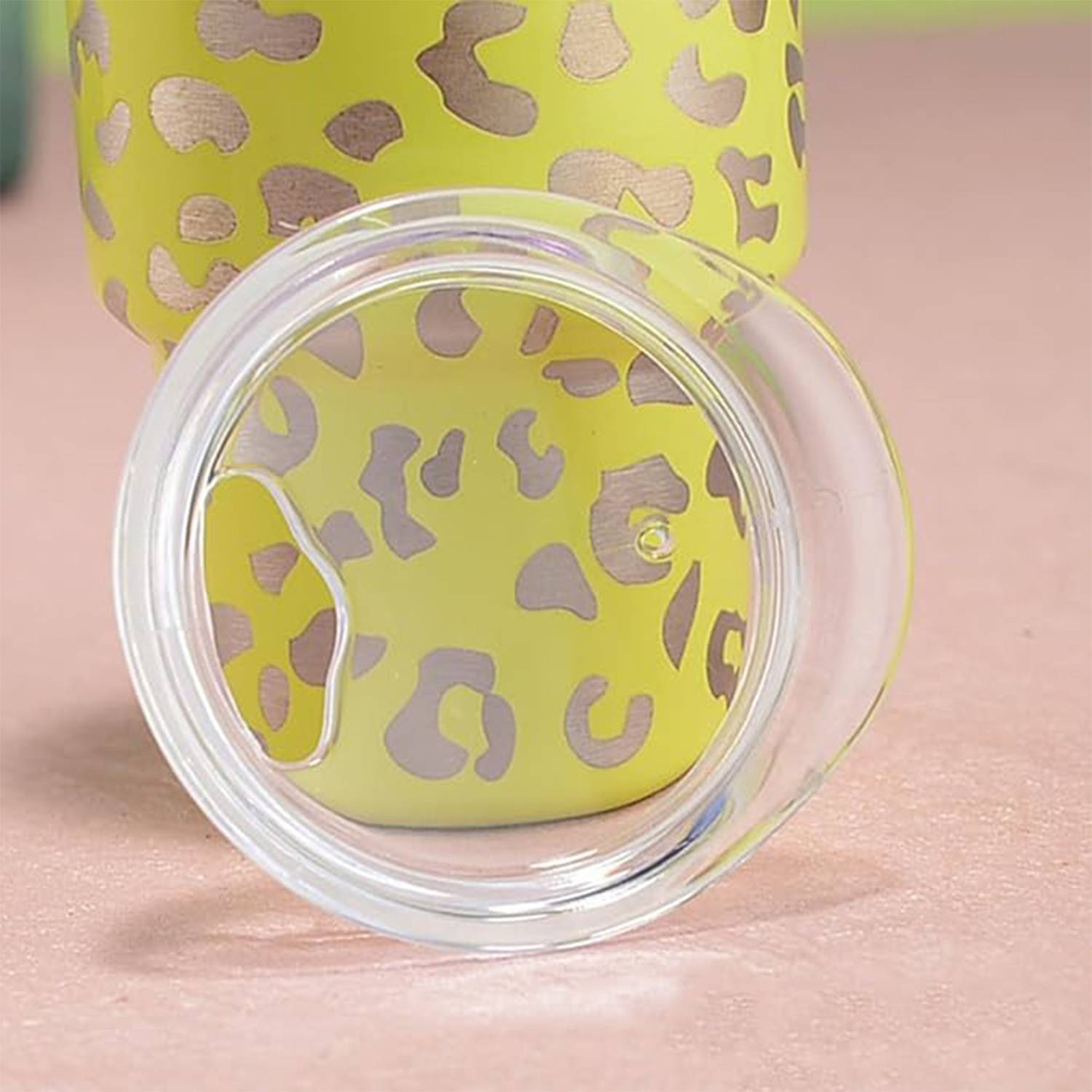 2 OZ Mini Leopard Print With Straw Stainless Steel Party Cup 7