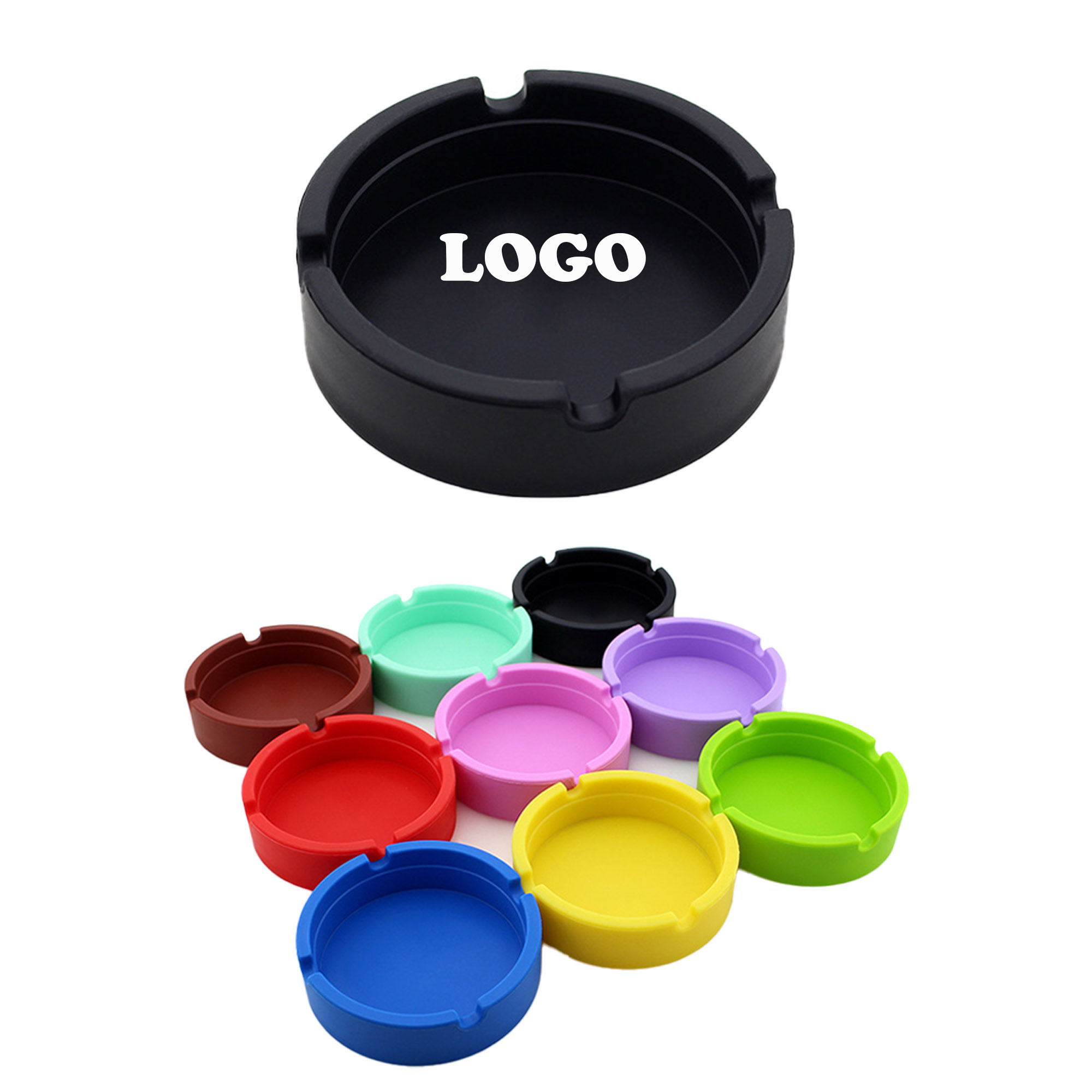 MOQ 50 pcs Premium Silicone Ashtray 4