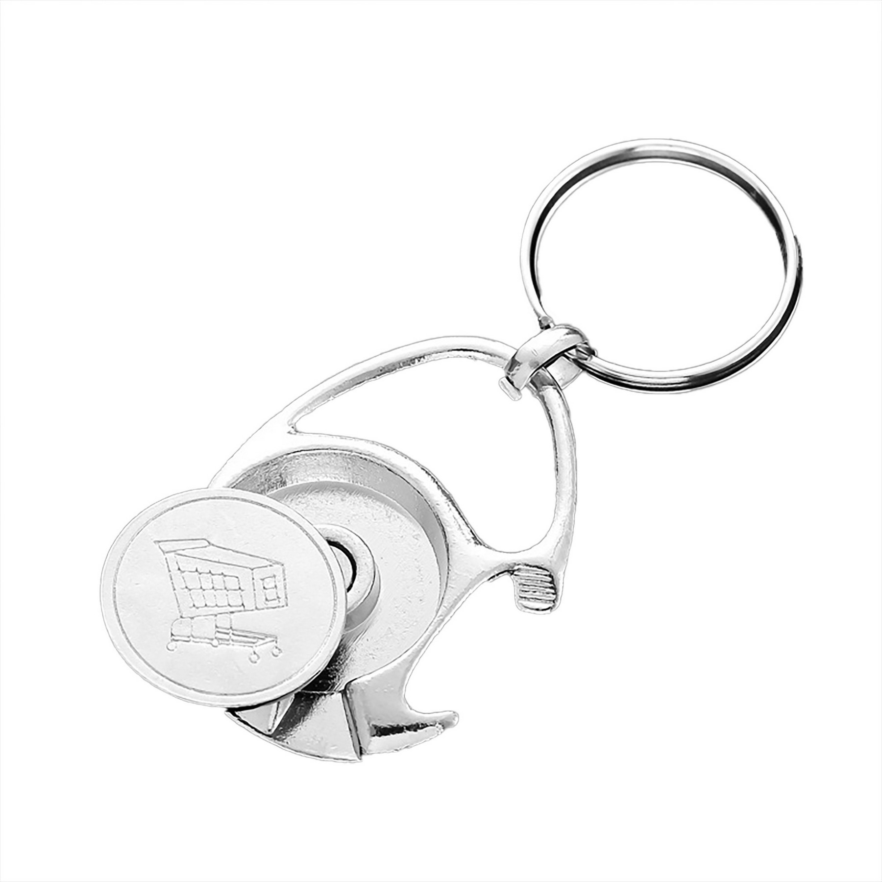 Shopping Cart Token Bottle Opener Car Key Chain 2
