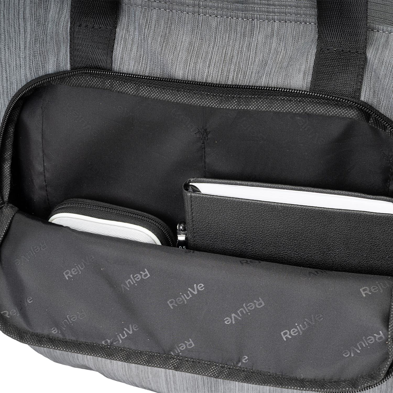 RejuVe® METRO Recycled Heather Executive Work Tote Bag 3