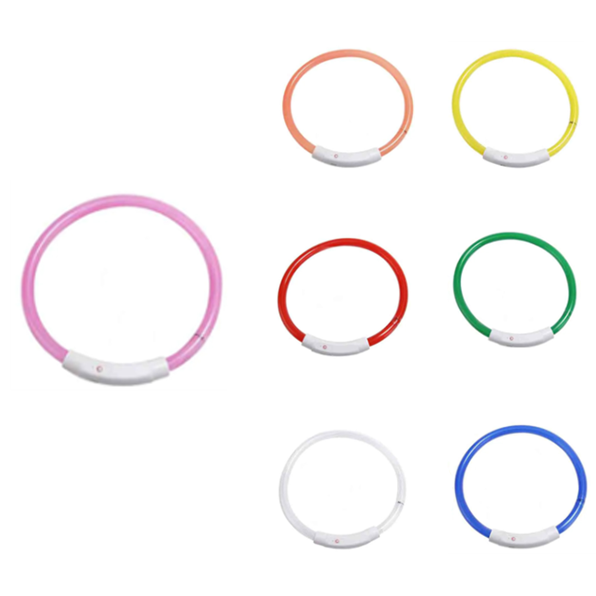 Glowing Adjustable LED Safety Collar 2