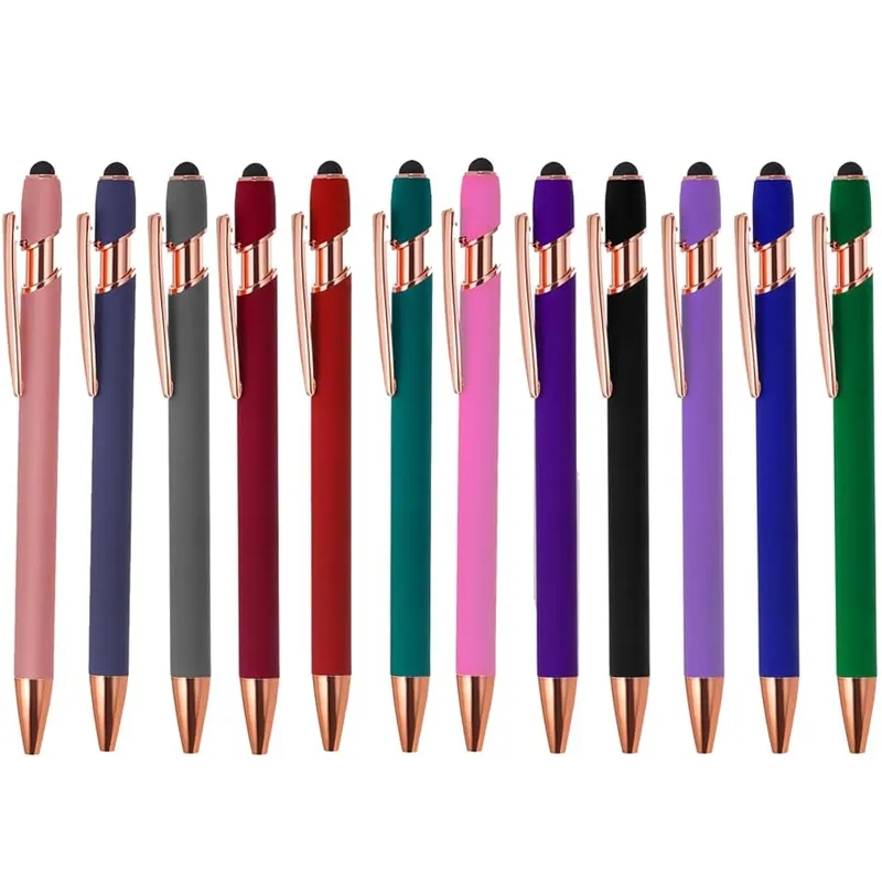 ELLIPSE SOFTY STYLUS PEN WITH ROSE GOLD TRIM 5