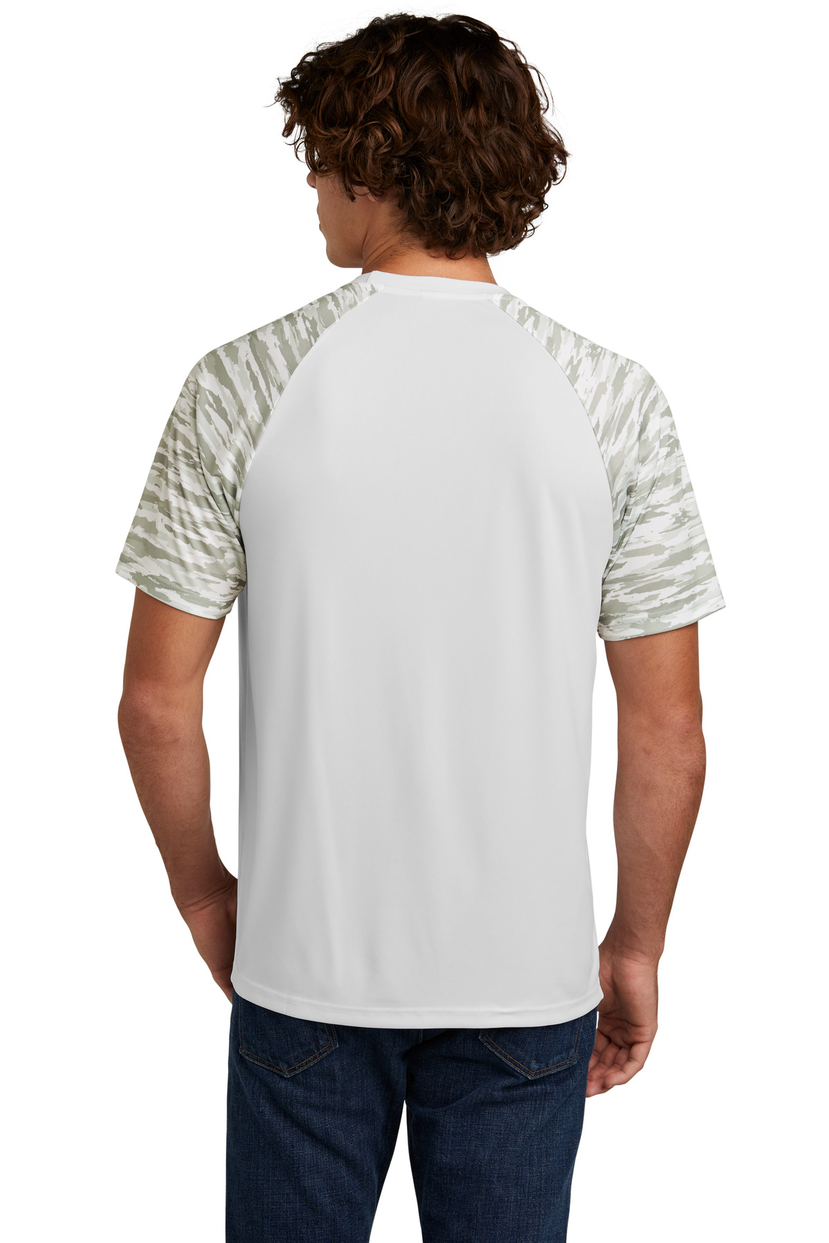 Sport-Tek Drift Camo Colorblock Tee ST376 7