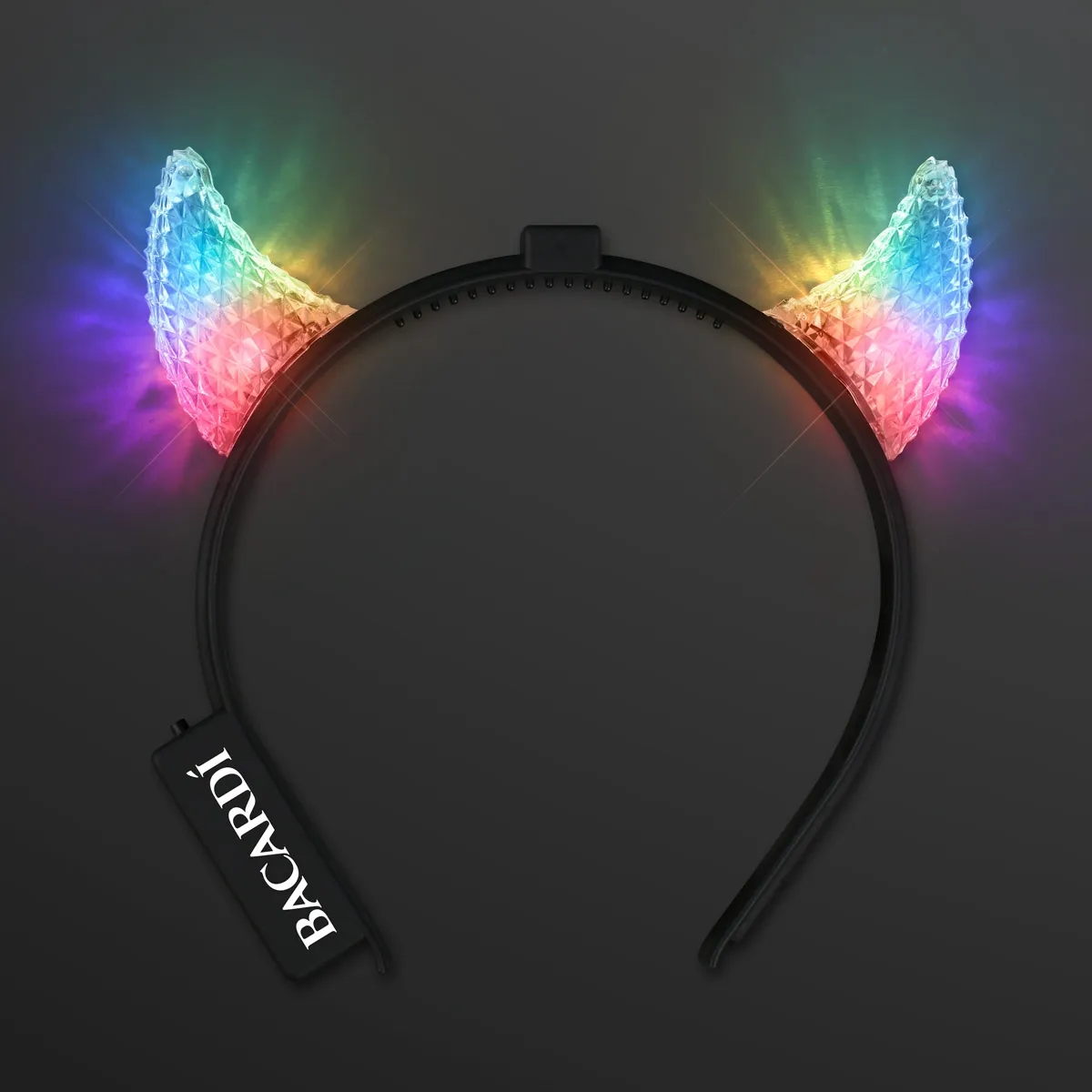 Light Up Facetted Horns LED Headbands 6