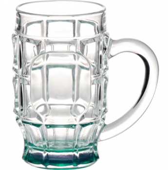17.75 oz. Dimpled Glass Beer Mugs 8