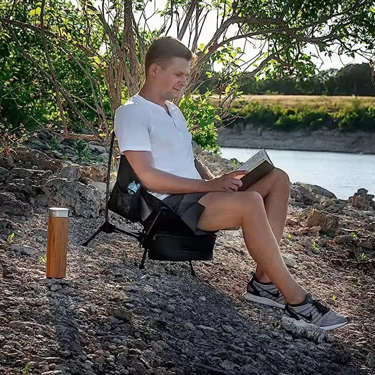 Adjustable Lightweight Portable Folding Camping Chair 4