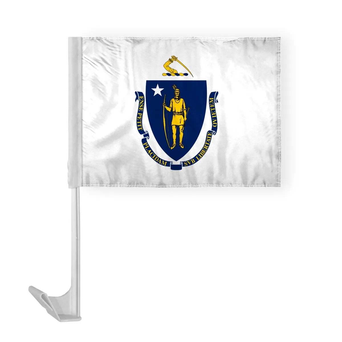 12"x16" & 10.5"x15"  Massachusetts Car Flags 2