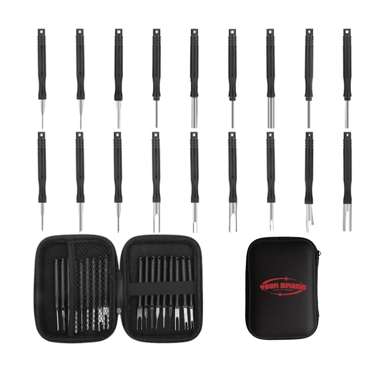 Terminal Removal Kit Pin Extractor Stripping Tool Set 2