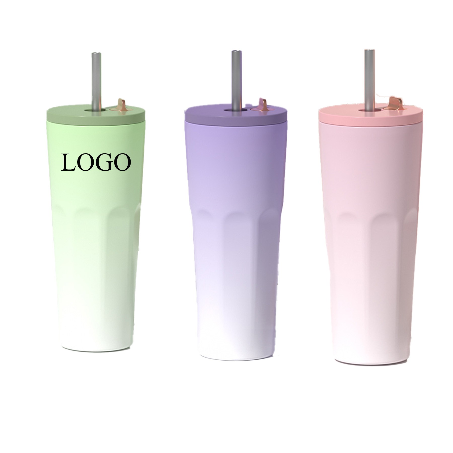 Travel Coffee Mug Tumbler With Lid And Retractable Straw 1