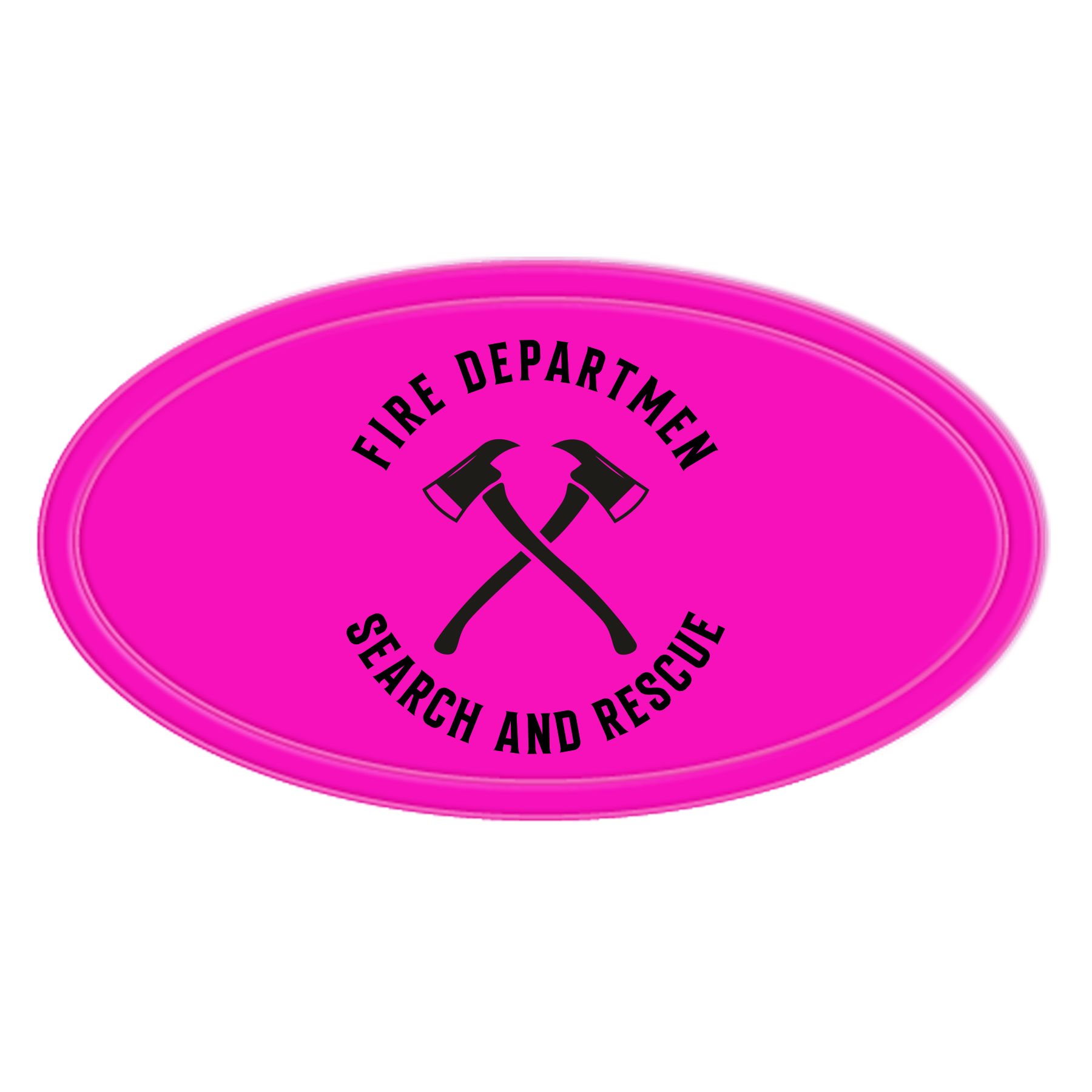 Reflective Oval Shape Sticker 16