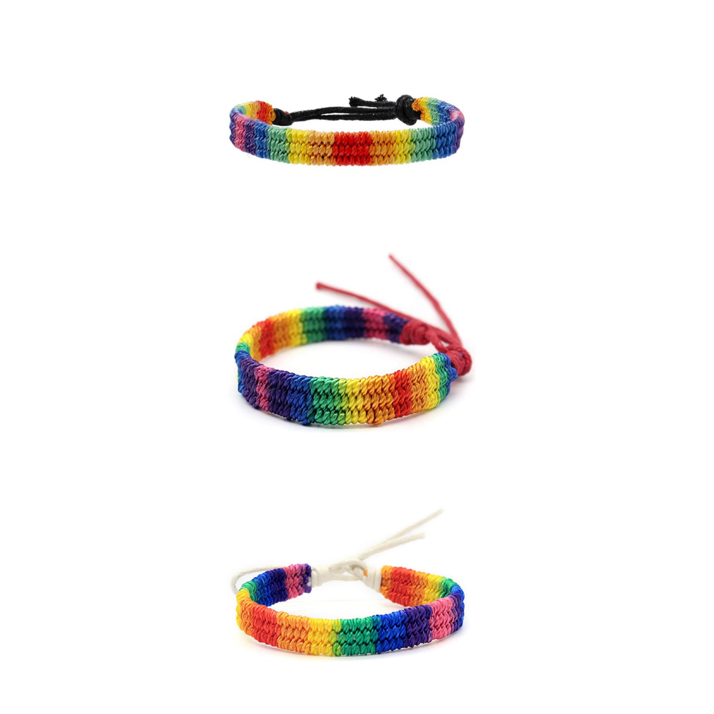 Rainbow Adjustable Bracelet (No Decoration) 3