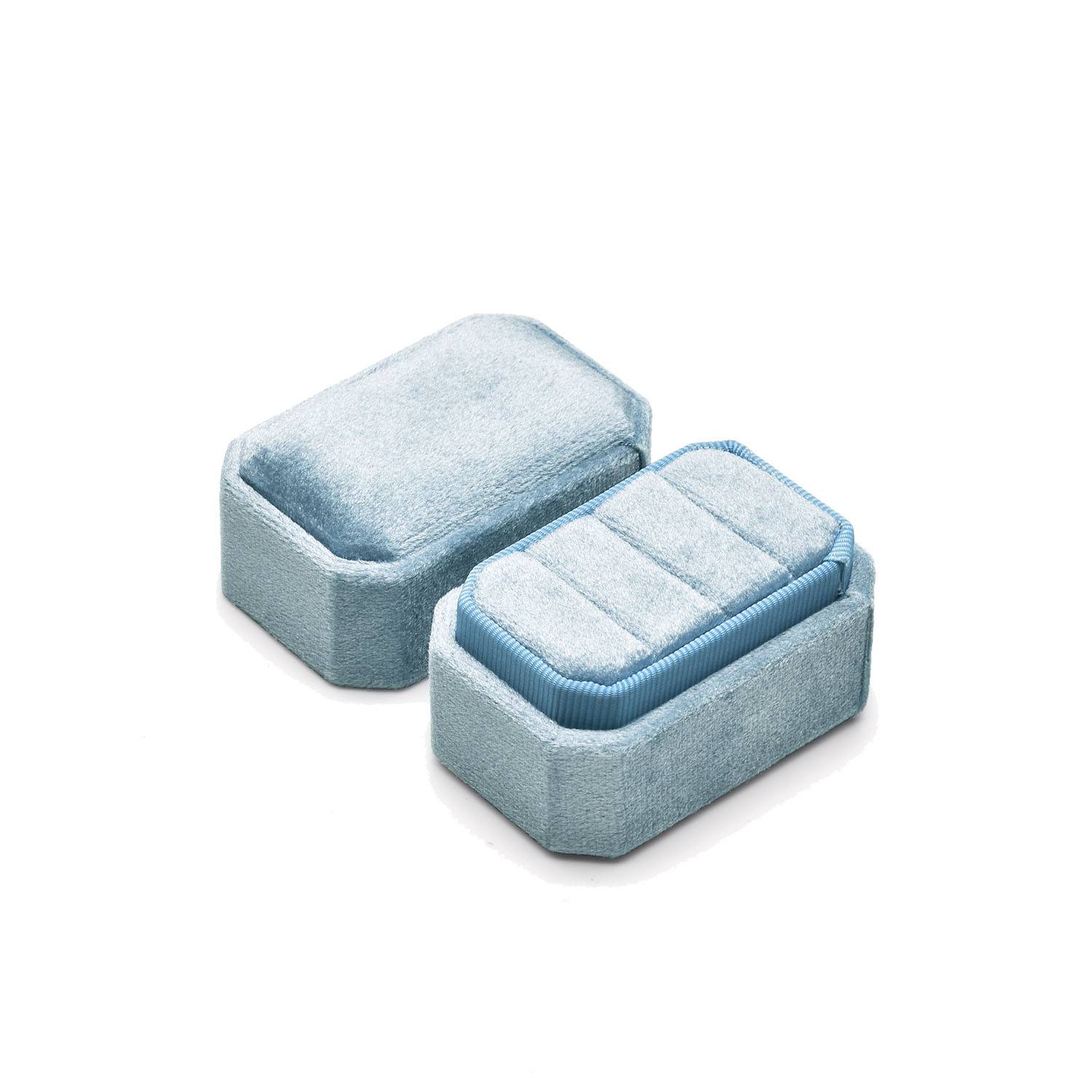 Compatc Portable Soft Velvet Ring Box w/ Large Capacity 3