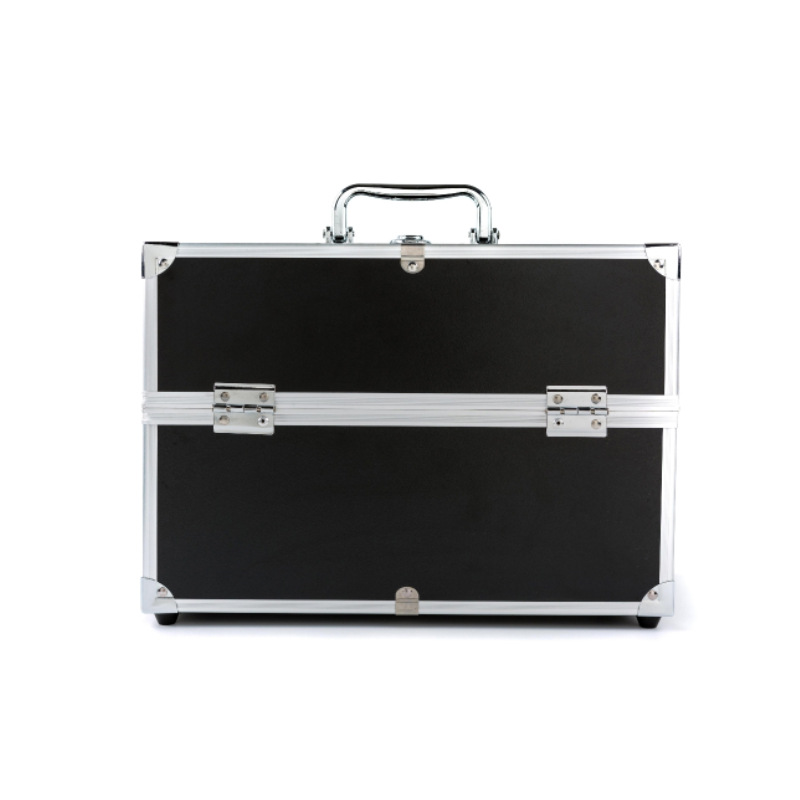 Heavy Duty Makeup Case Professional Travel Organizer Box / Makeup Bag -2 Door 5
