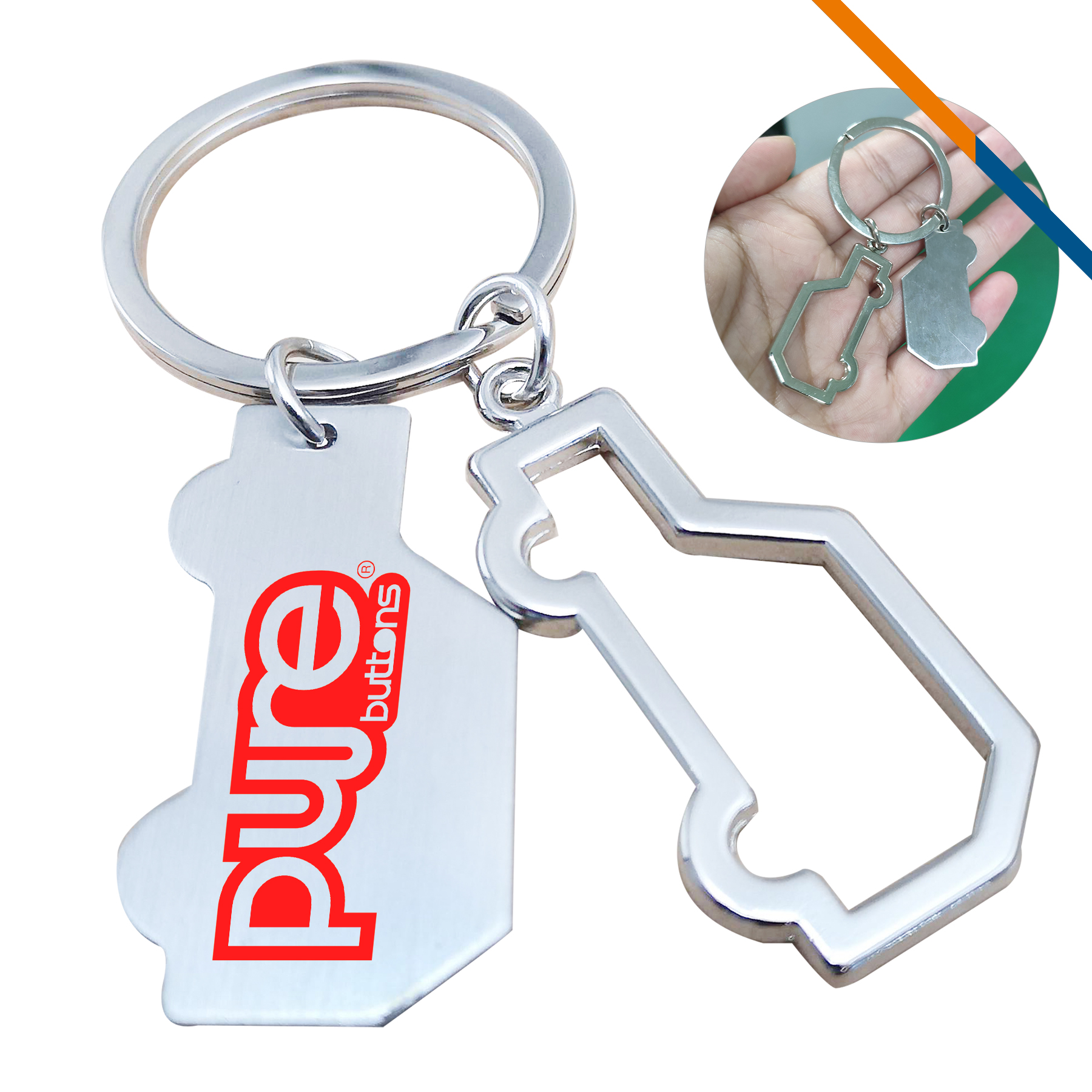 Dual Car Keychain 2