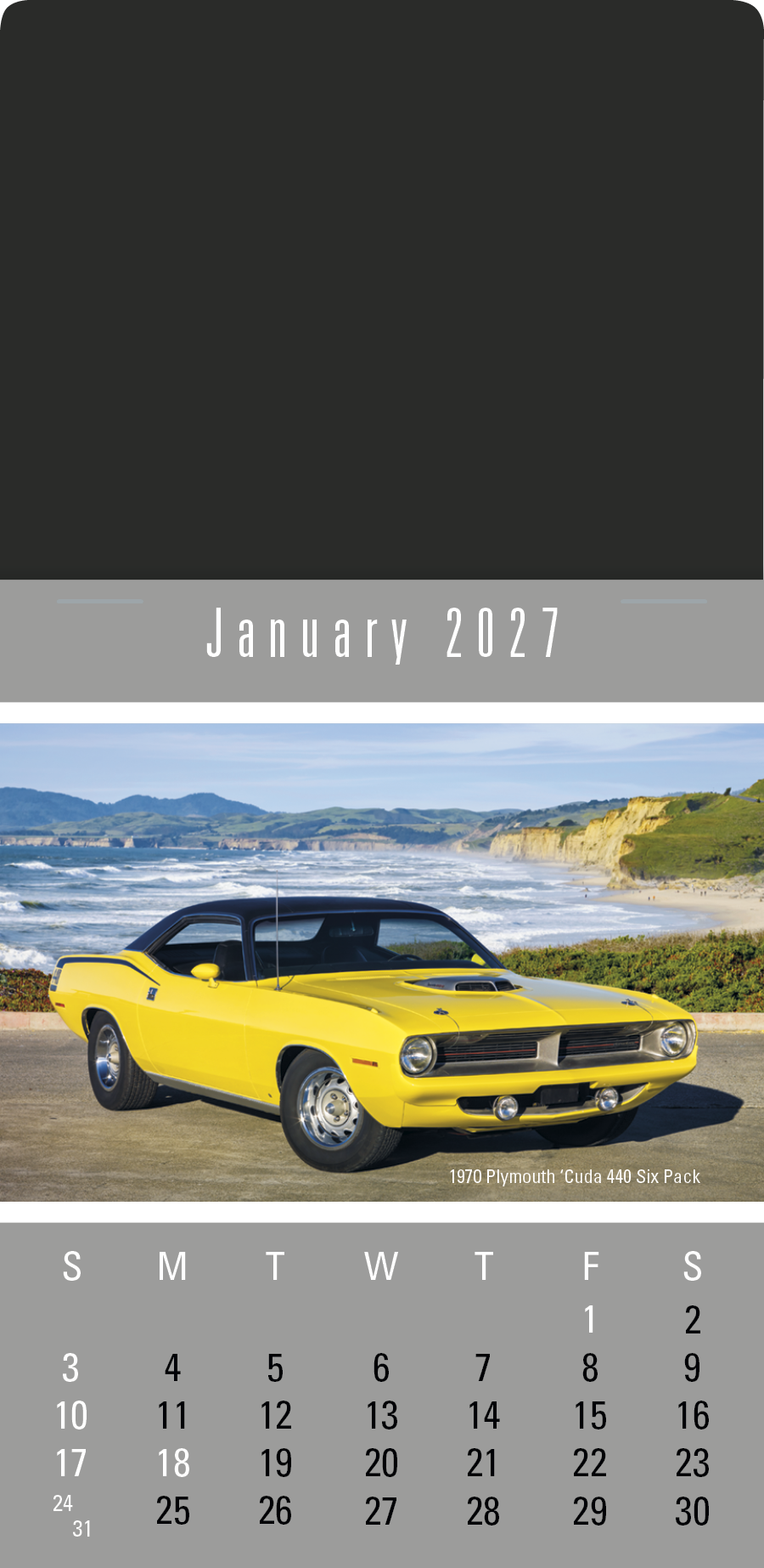 Triumph® Calendars Press-N-Stick Cruisin' Cars Calendar 28