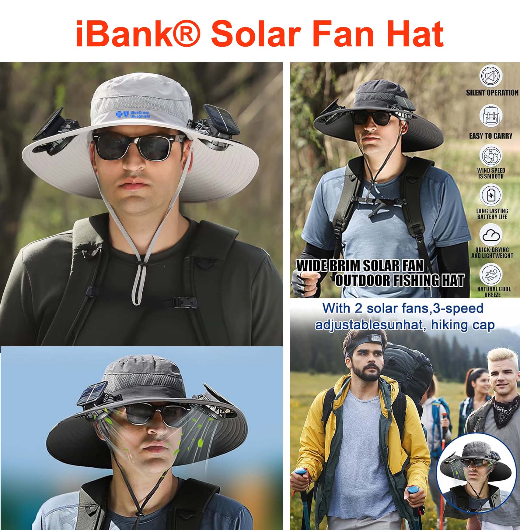 iBank ® Solar Fan Hat 1