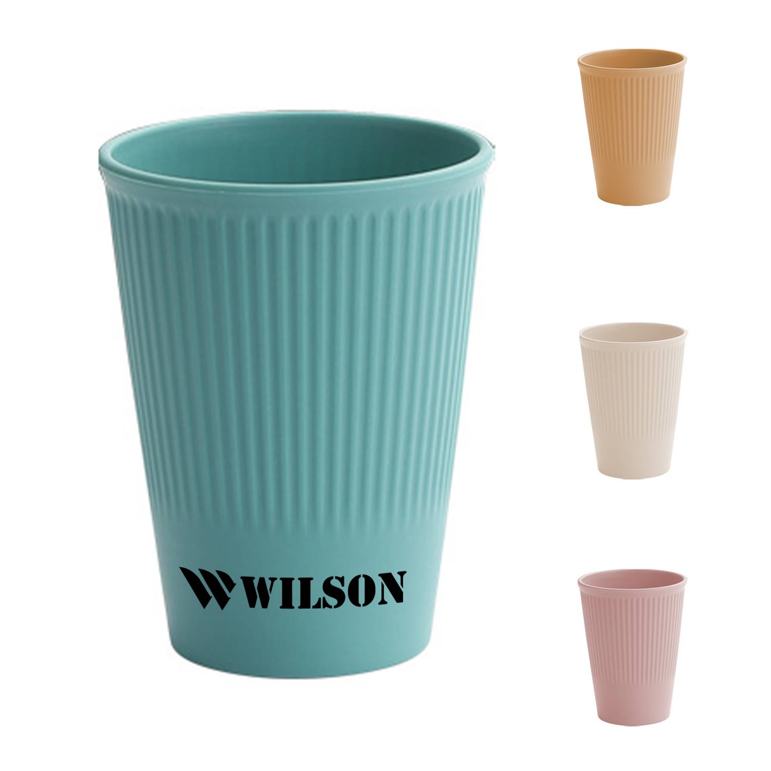 12oz PP Vertical Striped Cup 2