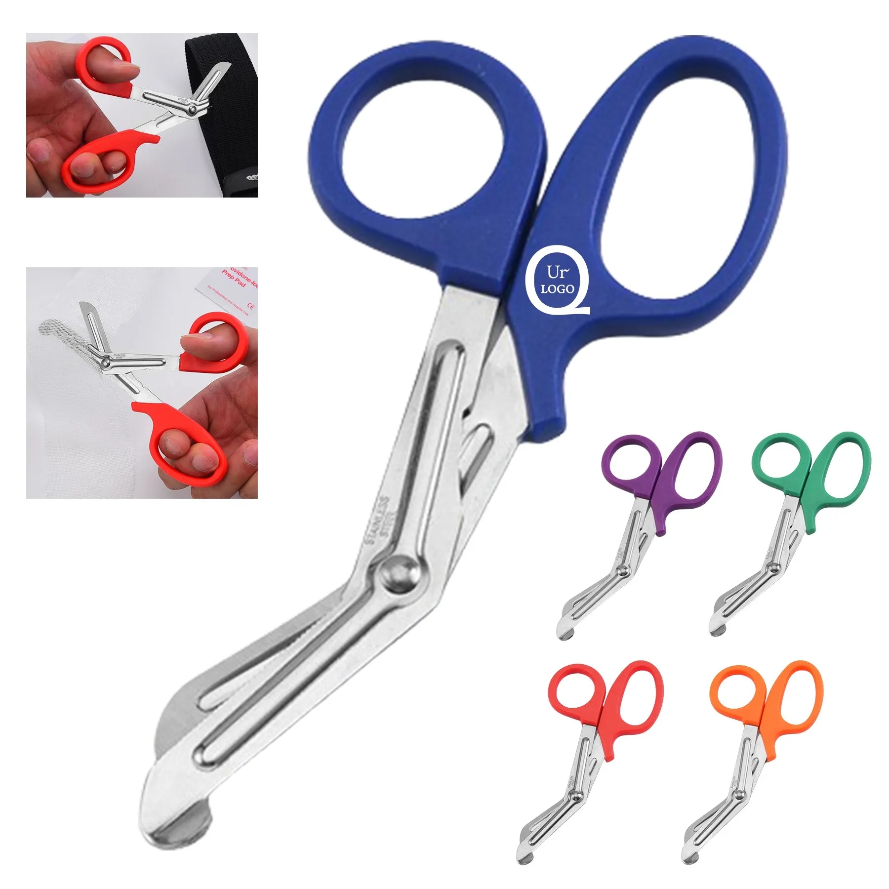 Stainless Steel Medical Bandage Scissors 4