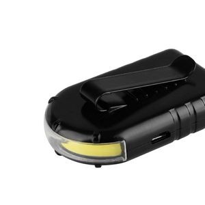 Rechargeable LED Cap Flashlight With Magnet 3 Light Modes 12